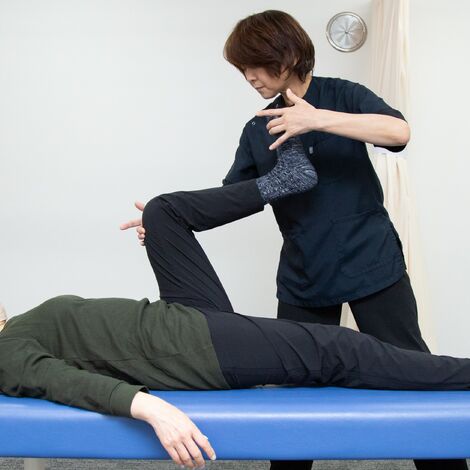 PNF下肢調整中